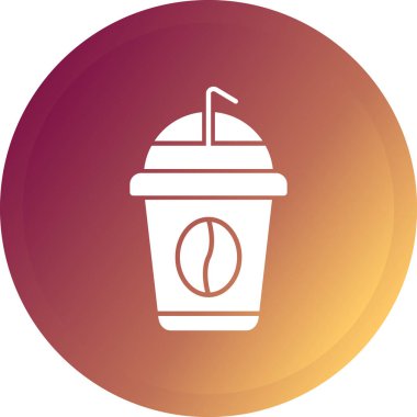 Kahve fincanı simgesinin vektör çizimi