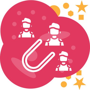 Takım elbiseli bir adamın vektör çizimi