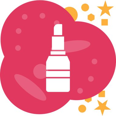 Şişe. Web simgesi basit illüstrasyon