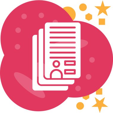 Vektör illüstrasyonu, simge ögesi arkaplanı