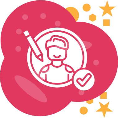 Uzay simgesi vektör illüstrasyonu