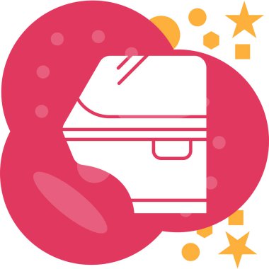 Yemek makinesi. Basit resimleme