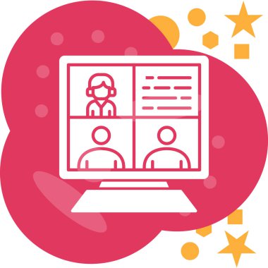 seo modern simgesinin vektör illüstrasyonu