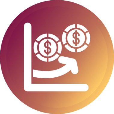 Dolar simgesi vektör illüstrasyonu