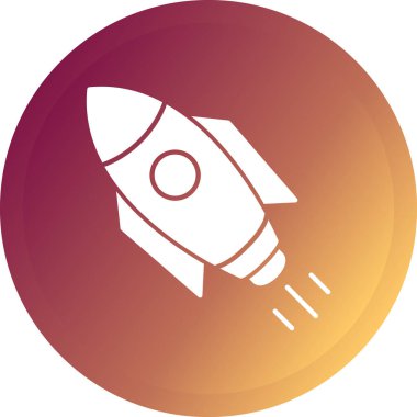 Roket simge vektör çizim