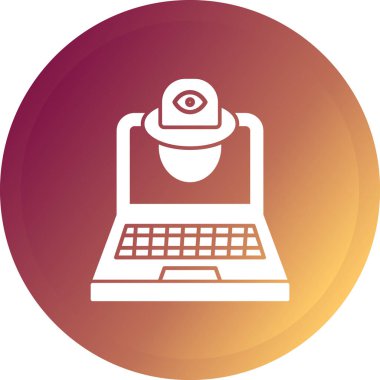 bilgisayar vektör simgesi modern basit tasarım