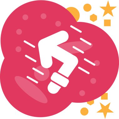 Bulut. Web simgesi basit illüstrasyon