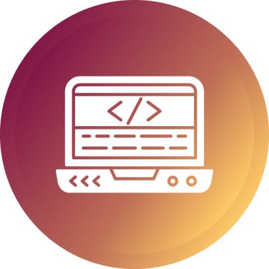 bilgisayar simgesi vektör illüstrasyonu