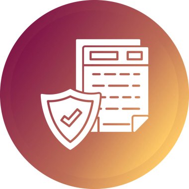 kalkan ikon vektör illüstrasyonu