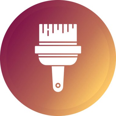 fırça. Web simgesi basit illüstrasyon