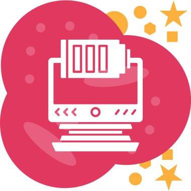 bilgisayar simgesi, vektör illüstrasyonu