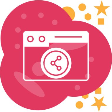 bulut hesaplama simgesi, vektör illüstrasyonu