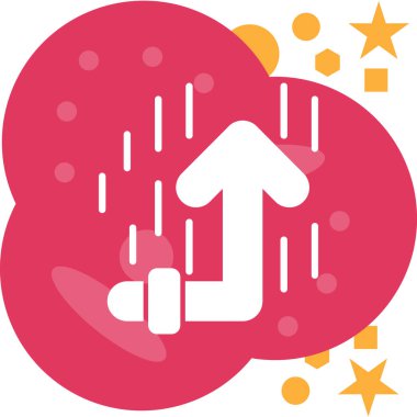 Bulut simgesi vektör illüstrasyonu