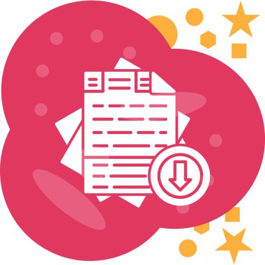 Bulut hesaplama veri depolama simgesi - taslak biçimi