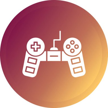 oyun konsolu simgesi, vektör illüstrasyonu