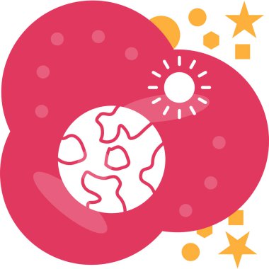 Vektör illüstrasyonu, basit simge ögesi