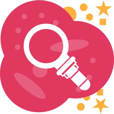 Ara. Web simgesi basit illüstrasyon