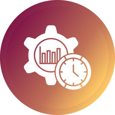 İş ve finans simgesinin vektör illüstrasyonu