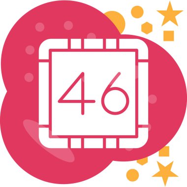 Modern bir simgenin vektör illüstrasyonu