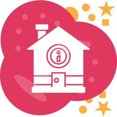 Otel simgesi vektör illüstrasyonu