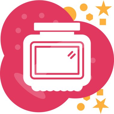 Kart. Web simgesi basit illüstrasyon