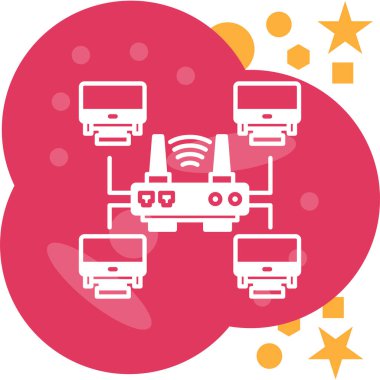 Vektör illüstrasyonu, simge ögesi biçimi