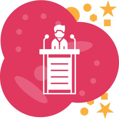 Sinema simgesi, vektör illüstrasyonu