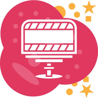 Modern bir simgenin vektör illüstrasyonu