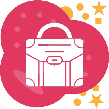 çanta çanta alışveriş simgesi ana hat biçiminde