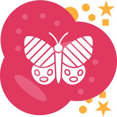 vector illustration of butterfly icon