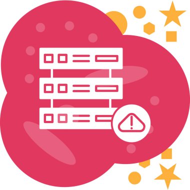 veri bulut veritabanı simgesi - taslak biçimi