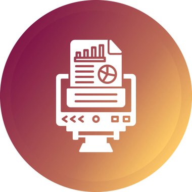 Vektör Haber Simgesi illüstrasyonu