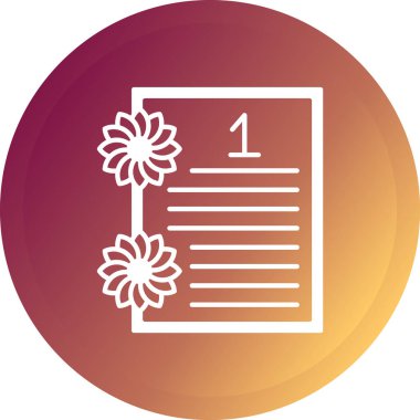 Modern b 'nin vektör illüstrasyonu çiçek simgesinden yoksun.