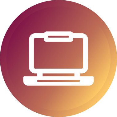 vektör dizüstü simgesi illüstrasyonu