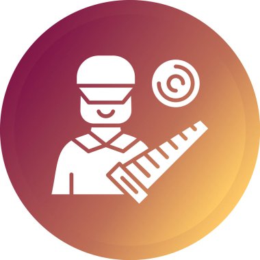 Maskeli bir adamın vektör çizimi