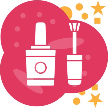 Yıldızlı kozmetik şişesi