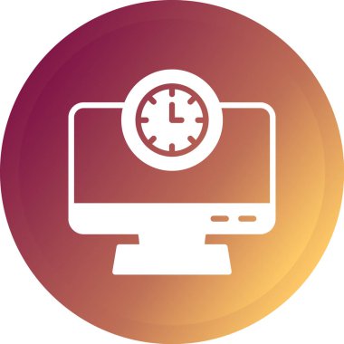 Modern bilgisayar simgesinin vektör illüstrasyonu