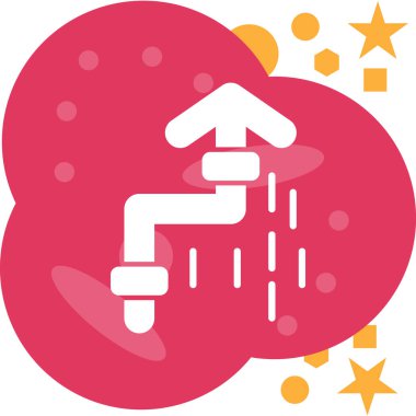 Bulut simgesi vektör illüstrasyonu