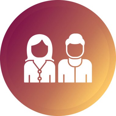 İnsan simgesinin vektör illüstrasyonu