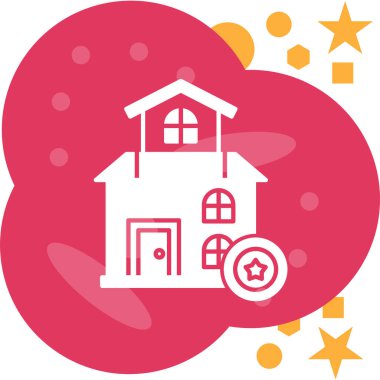 Evin vektör çizimi