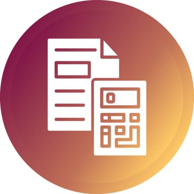 Belge simgesinin vektör illüstrasyonu