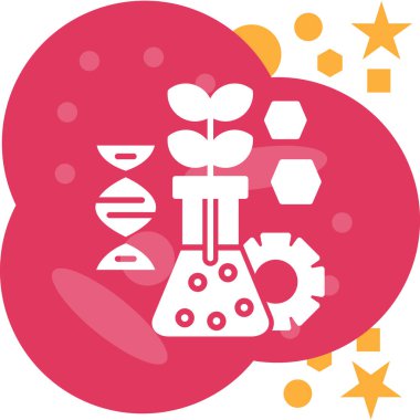 Bilim simgesi, vektör illüstrasyonu