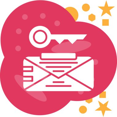 posta simgesi, vektör illüstrasyonu