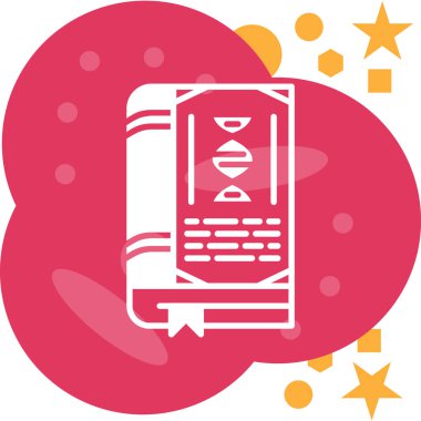 DNA test simgesi vektör illüstrasyonu