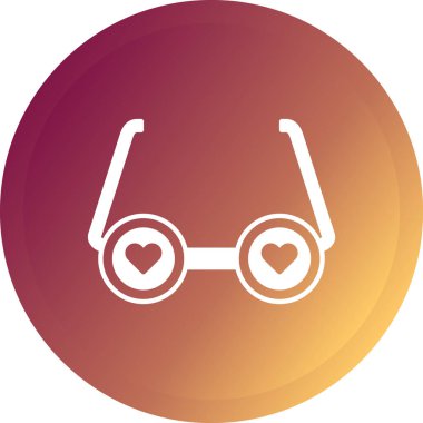 Bir kalp simgesinin vektör illüstrasyonu