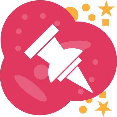 Bir yıldızın vektör illüstrasyonu