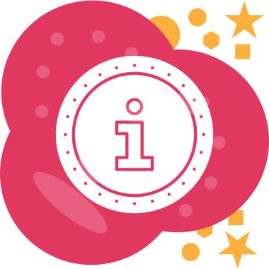 Bir yıldız simgesinin vektör illüstrasyonu