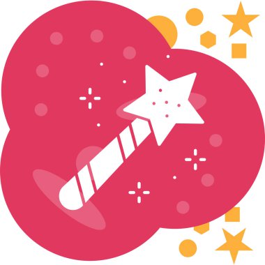 Yıldız simgesinin vektör illüstrasyonu