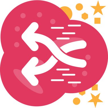 Mide simgesi, vektör illüstrasyonu, beyaz arkaplanda