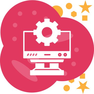 Modern simgenin vektör illüstrasyonu